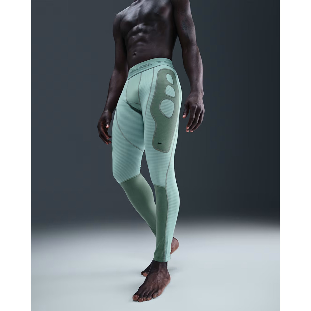 Nike Tech Therma-FIT Base Layer Tights Men's L Clay Green HV1379-017 NEW $95